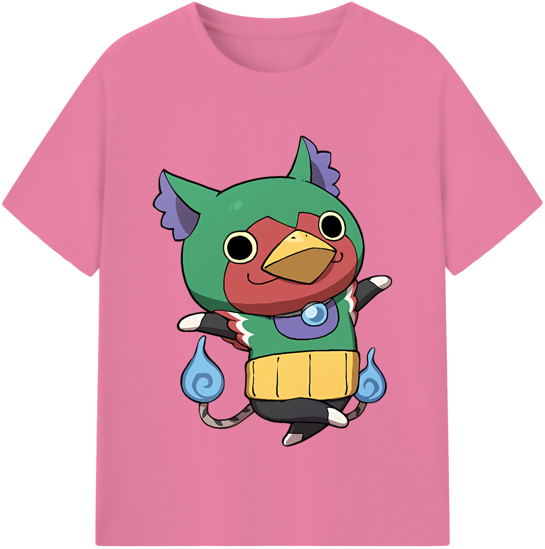 （画像用） 妖怪ウォッチ Yo-kai Watch 綿100％半袖Tシャツ（フロントプリント）